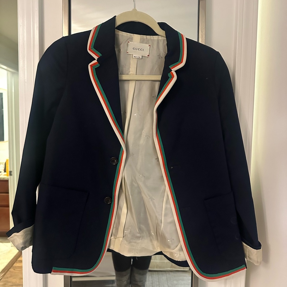 Girls Gucci size 12 blazer tennis ribbon would fit womens xxs